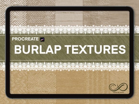 Download Procreate Texture Brushes-Burlap,Lace - Procreate texture brush Collection