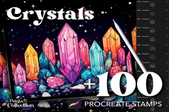 Download 100+ Procreate Crystal Stamps - Stamp Collection