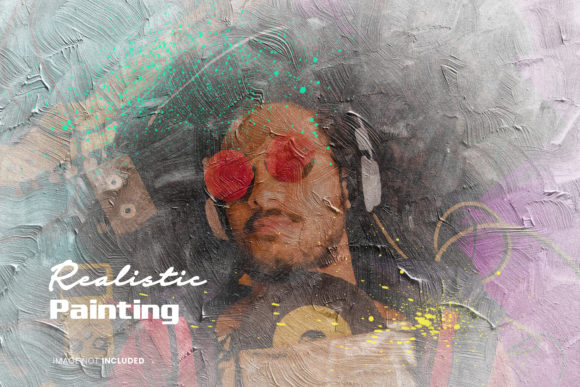 Download Realistic Painting Photo Effect Psd - Premium Resources