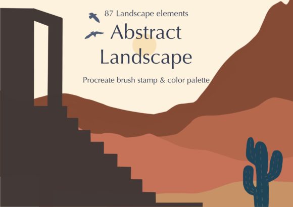 Download Procreate Stamp Brushes Landscape - Stamp Collection