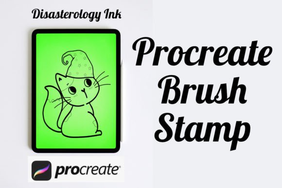 Download Wizard Cat Procreate Brush Stamp - Stamp Collection
