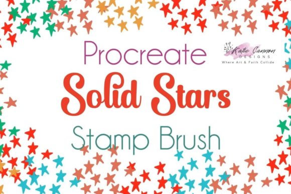 Download Solid Stars Procreate Stamp Brush - Stamp Collection