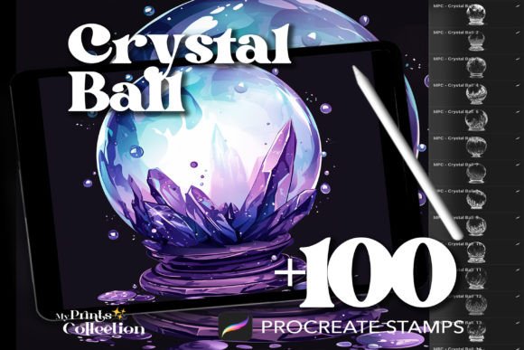 Download 100+ Procreate Crystal Ball Stamps - Stamp Collection