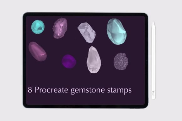 Download Procreate Gemstone Stamps - Stamp Collection