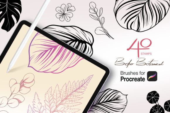 Download Procreate Stamps BohoBotanical - Stamp Collection