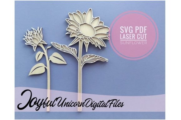 Download Sunflower SVG Laser Cut Flower - Sunflower Collection