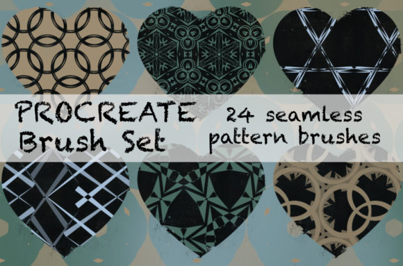 Download Procreate Brush Stamps Seamless Patterns - Stamp Collection