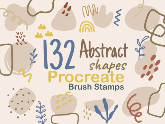Download Procreate Stamps Abstract Shapes Doodle - Stamp Collection