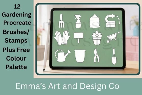 Download Gardening Procreate Stamps - Premium Resources