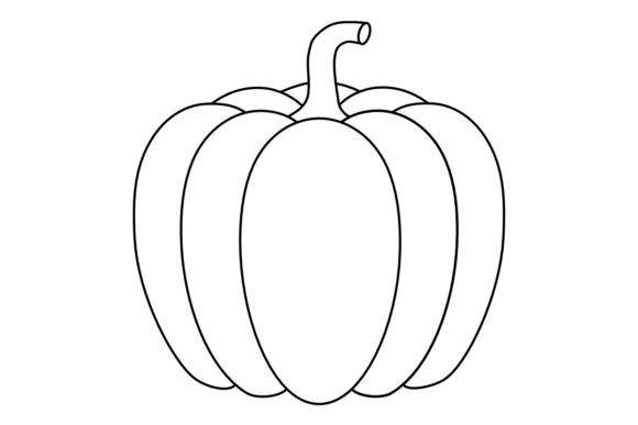 Download Pumpkin LineArt Procreate Brush Stamp - Stamp Collection