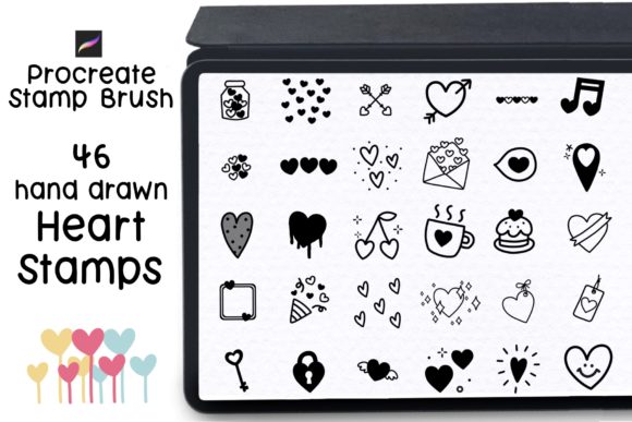 Download Procreate Stamp Heart Stamp - Stamp Collection