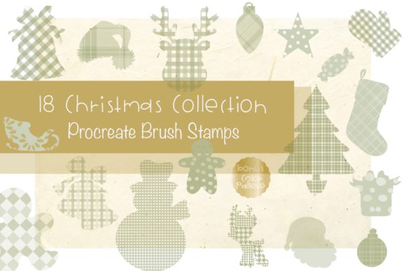 Download Procreate Stamp Christmas Collect+Color - Stamp Collection