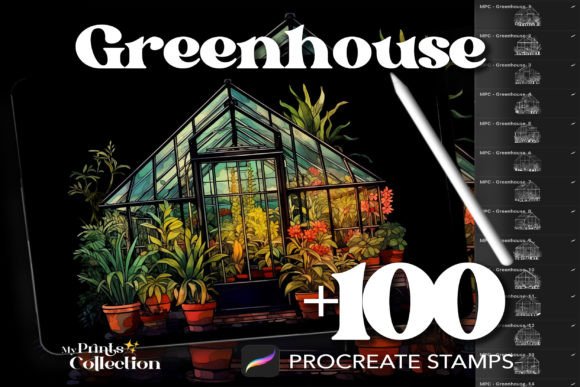 Download 100+ Procreate Greenhouse Stamps - Stamp Collection