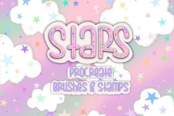 Download Rainbow Stars Procreate Bush &amp; Stamp Set - Stamp Collection