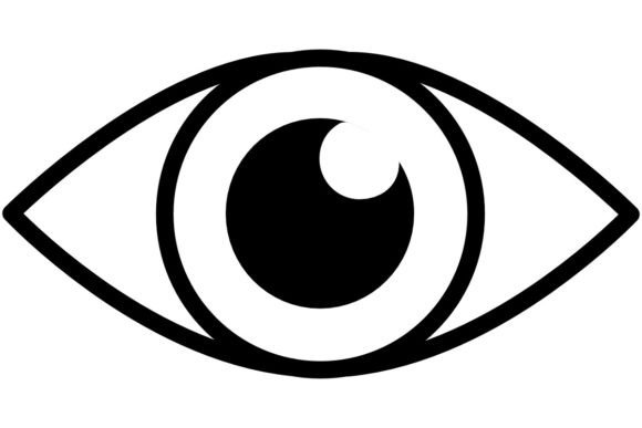 Download Eye Lineart Procreate Brush Stamp - Stamp Collection