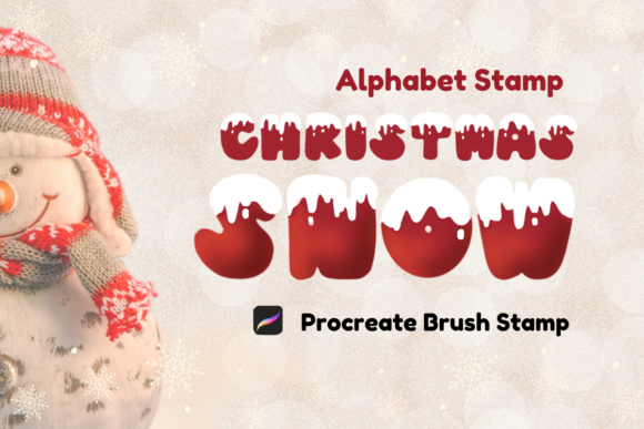 Download Procreate Brush Stamp : Christmas Snow - Stamp Collection