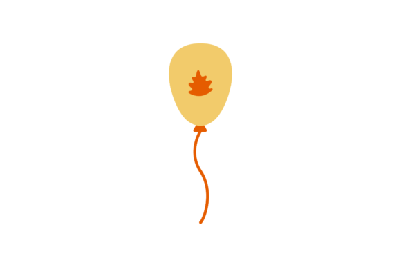 Download Balloon Flying with Maple Leaf Stamp - Stamp Collection