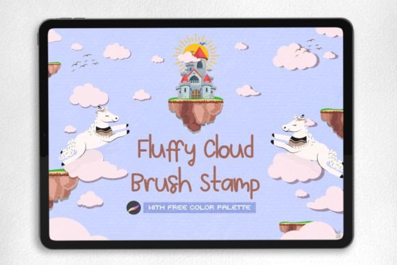 Download Cloud Procreate Stamp Brush - Stamp Collection