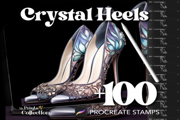 Download 100+ Procreate Heels Crystal Stamps - Stamp Collection