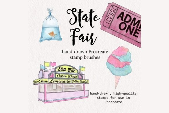 Download Procreate State Fair Brush Stamps - Stamp Collection