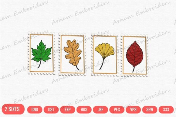 Download Autumn Leaf Postage Stamp - Stamp Collection