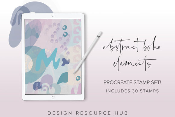 Download Abstract Boho Procreate Stamp Set - Stamp Collection