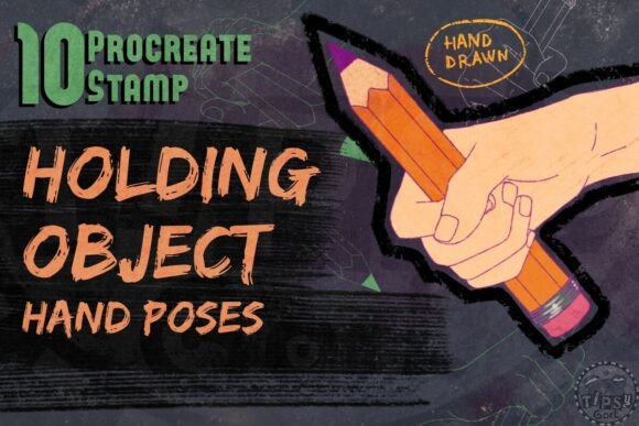 Download Holding Object Hand Stamps - Stamp Collection