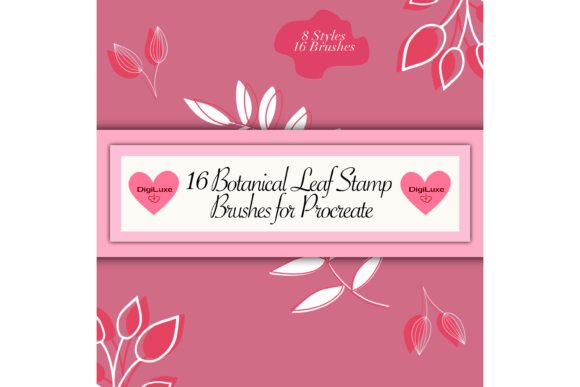 Download Botanical Stamp Brushes for Procreate - Stamp Collection