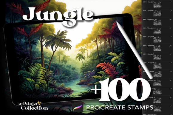 Download 100+ Procreate Jungle Stamps - Stamp Collection