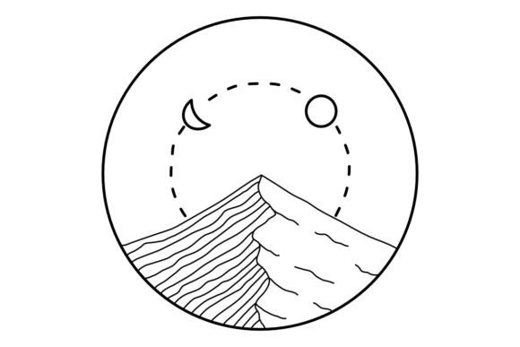 Download Mountain Sky Procreate Brush Stamp - Stamp Collection