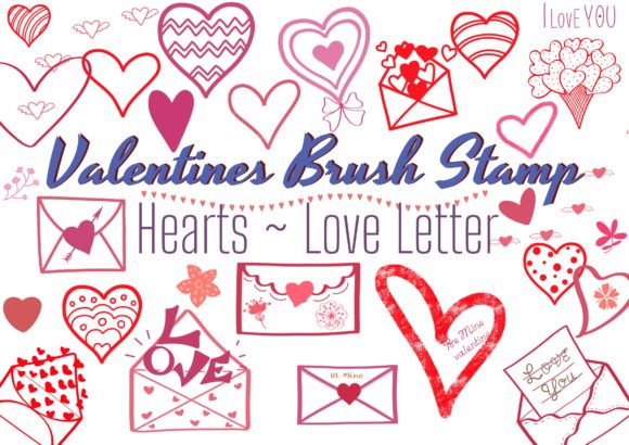 Download Valentines Procreate Stamp Brush - Stamp Collection