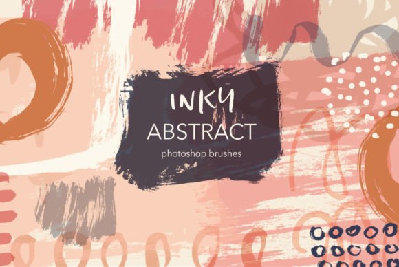 Download Photoshop Inky Abstract Stamps - Stamp Collection