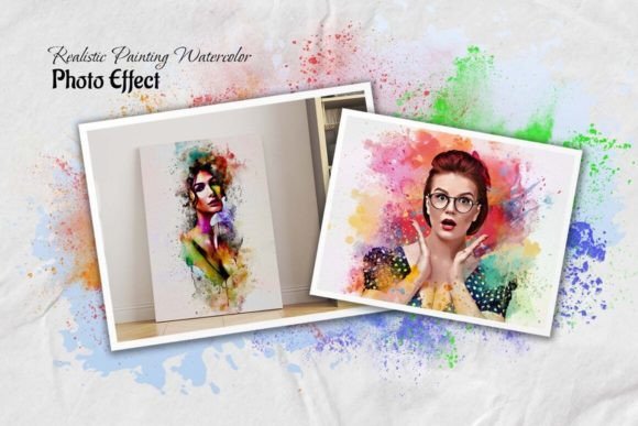 Download Realistic Painting Watercolor Effect - Realistic painting Collection
