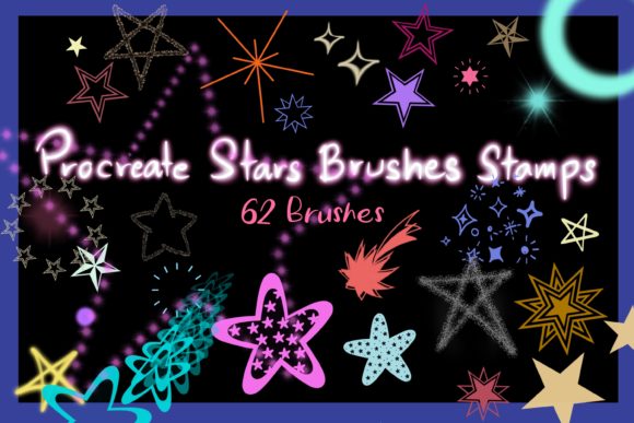 Download Procreate Stars Brushes Stamps - Stamp Collection